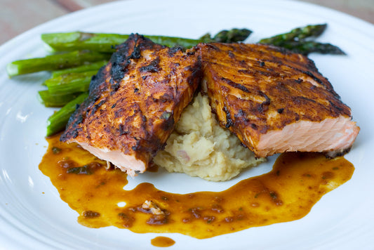 New Favourite! Miso-Glazed Salmon with Sesame Vegetables