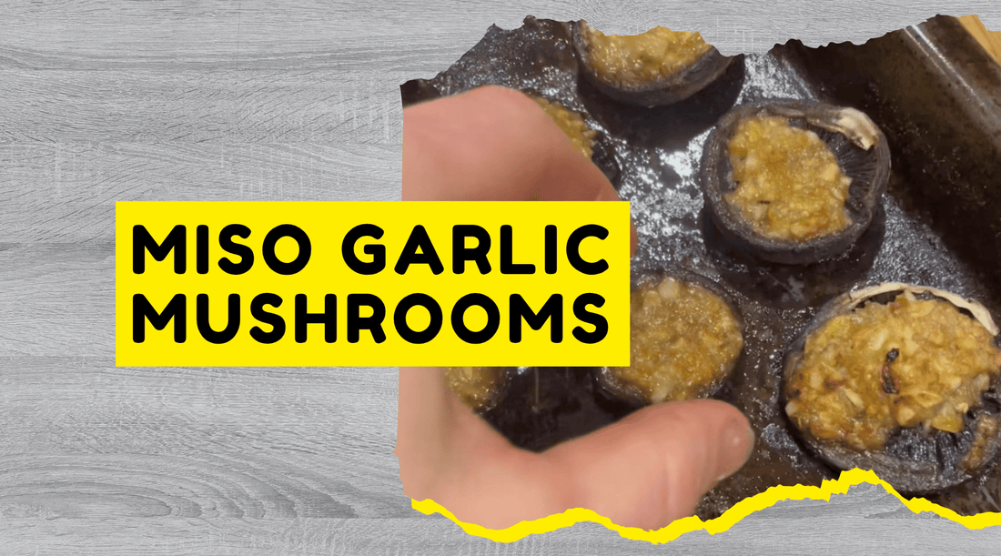Miso Garlic Mushrooms