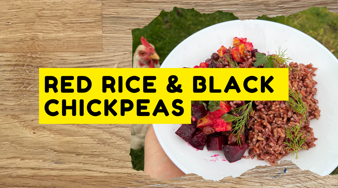 Red rice & Black chickpeas