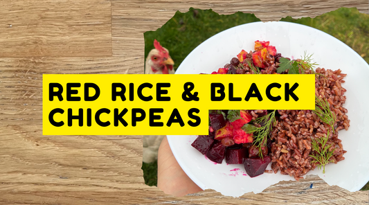 Red rice & Black chickpeas