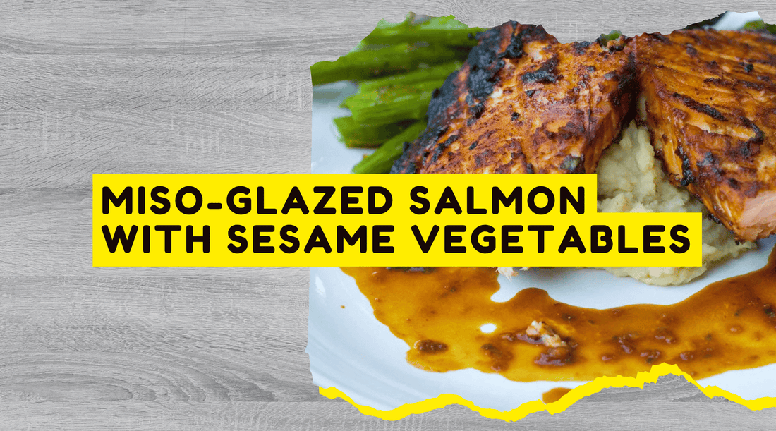Miso-Glazed Salmon with Sesame Vegetables